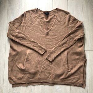 Aritzia Babaton Baylor Sweater in Camel